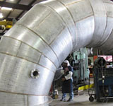 A403 SS Mitered Pipe Bend